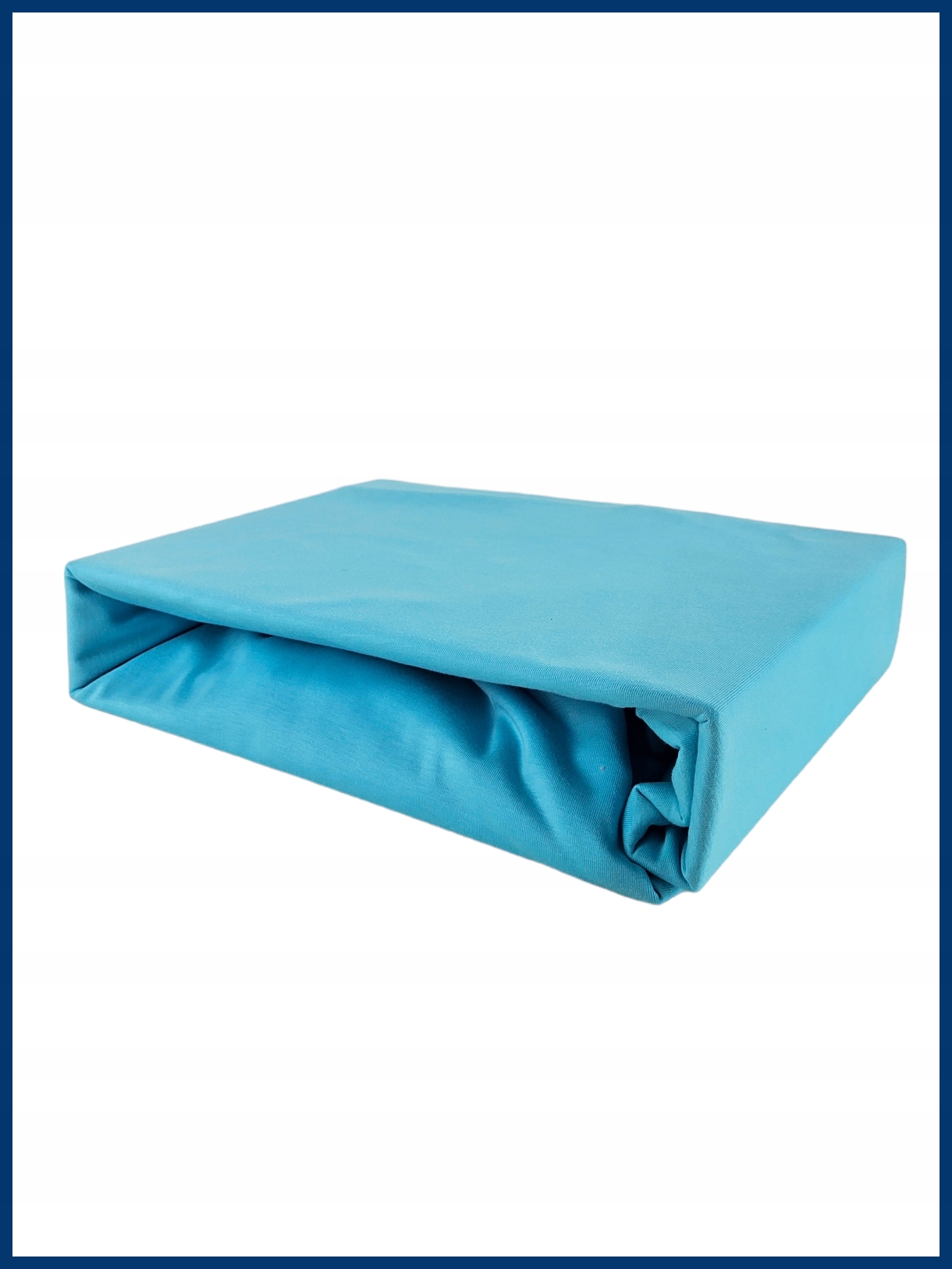 Prostěradlo S Gumičkou 80x220 Turkus Jersey Premium Tlusté Bavlna 100%