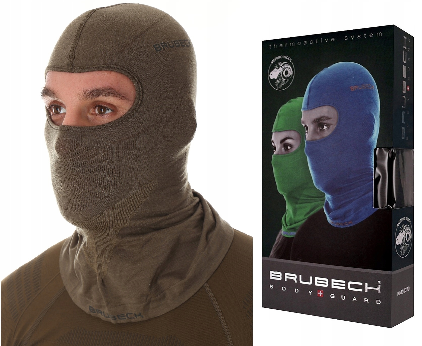Kominiarka Termiczna Brubeck Wool ciepła termoaktywna dla żołnierzy