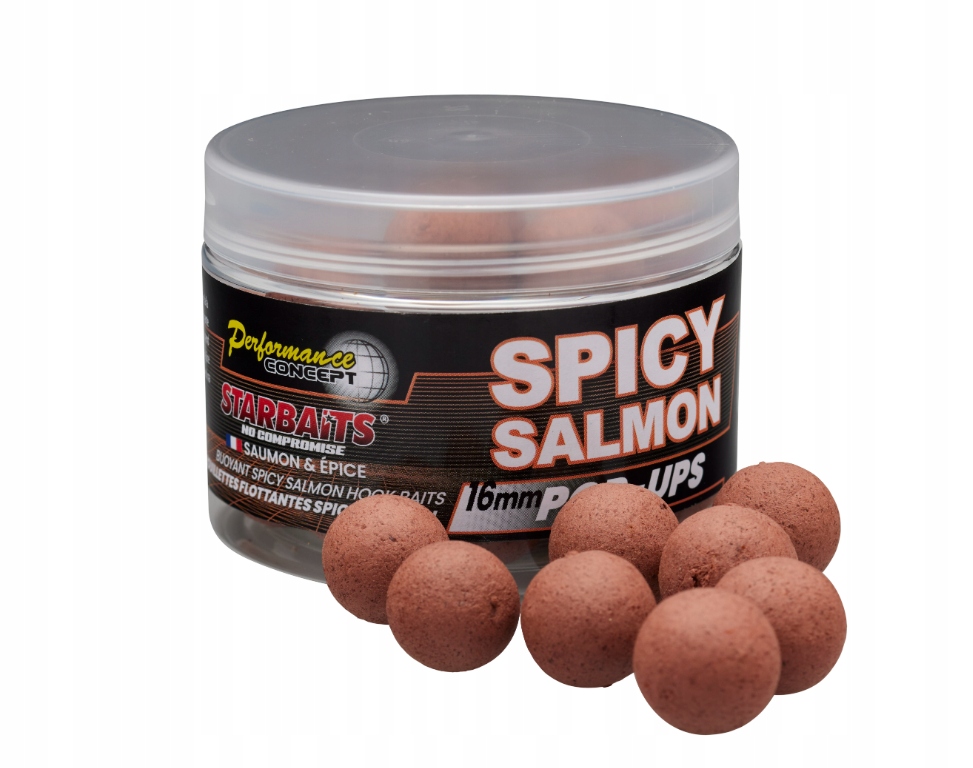 Starbaits Spicy Salmon Kulki Pop Up 16mm 50g