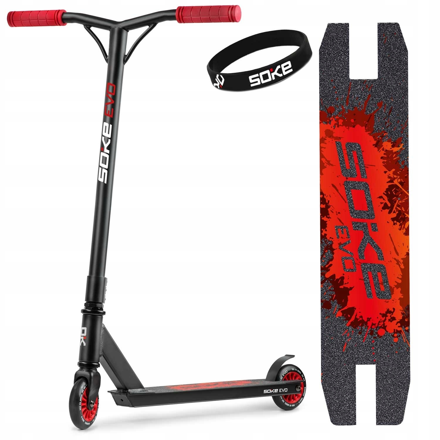 Hulajnoga wyczynowa Soke Evo 100kg ABEC-9 Stunt