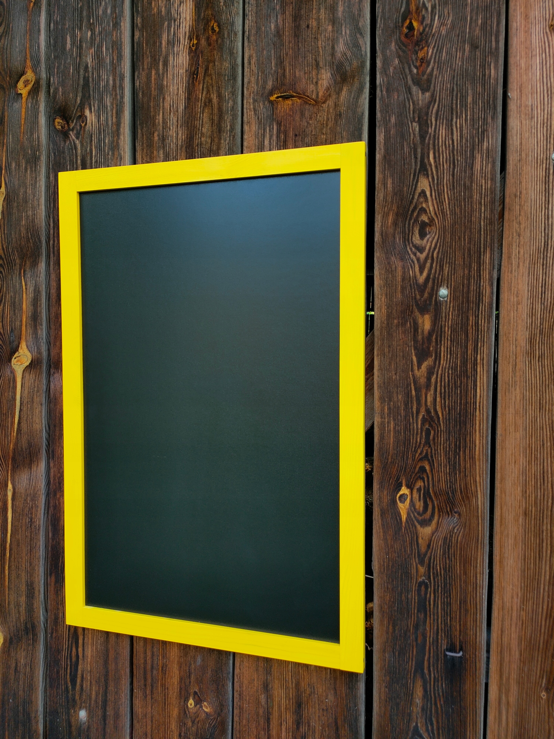 Tablica kredowa na ścianę 90x60 żółta + GRATIS Marka inny