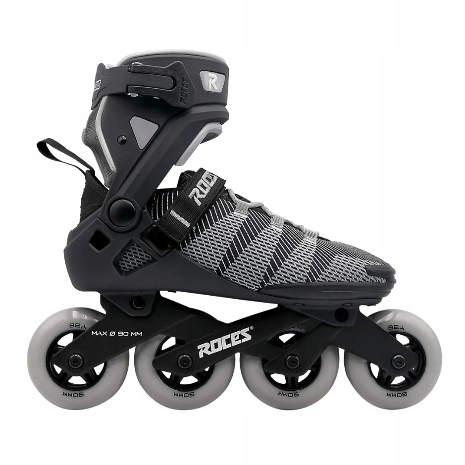 Roces Rolki Roces R-EVO 90 Black/Grey, 4.0, 4x, 90