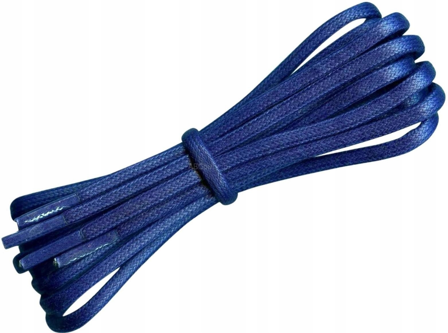 G9-34 GRANATOWE 2 mm WOSKOWANE SZNUROWADŁA 100 CM Marka inna