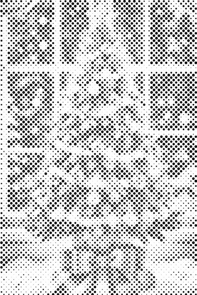 Dotting Painting Vánoční stromek Velký 80x120 cm