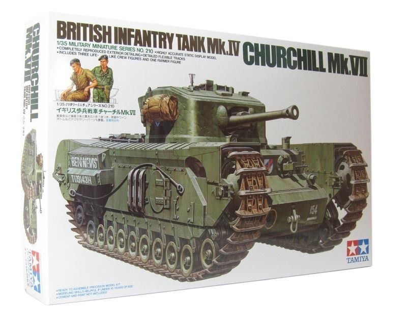 Tamiya 35210 1/35 britský pěchotní tank Mk.IV Churchill Mk.VII