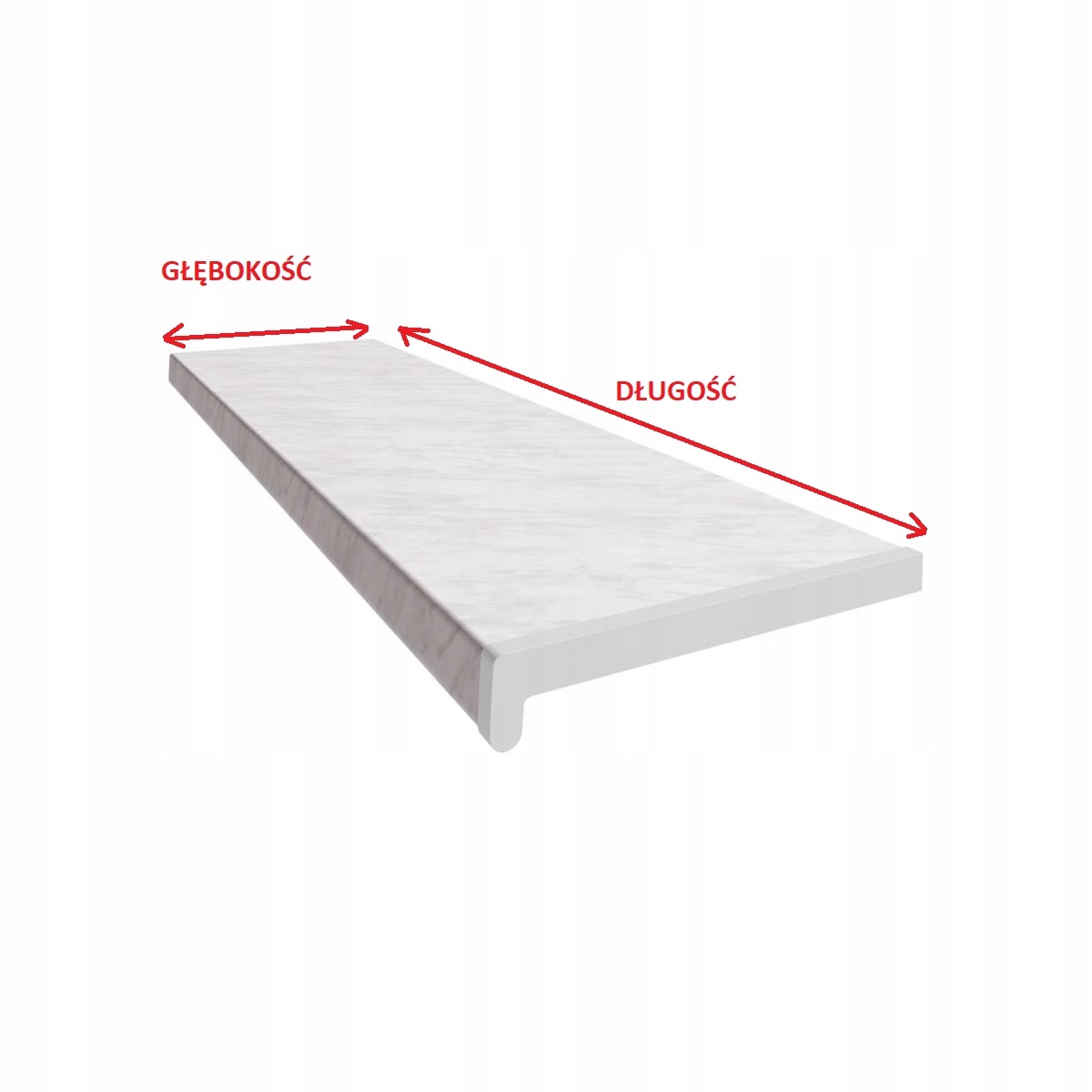 PARAPET WEWNĘTRZNY KACPRZAK PCV MARMUR 25x205 Pvc Kod producenta 592052