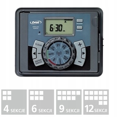 Sterownik nawadniania Easy Set Logic Orbit 6 sekcji montaż zewnętrzny