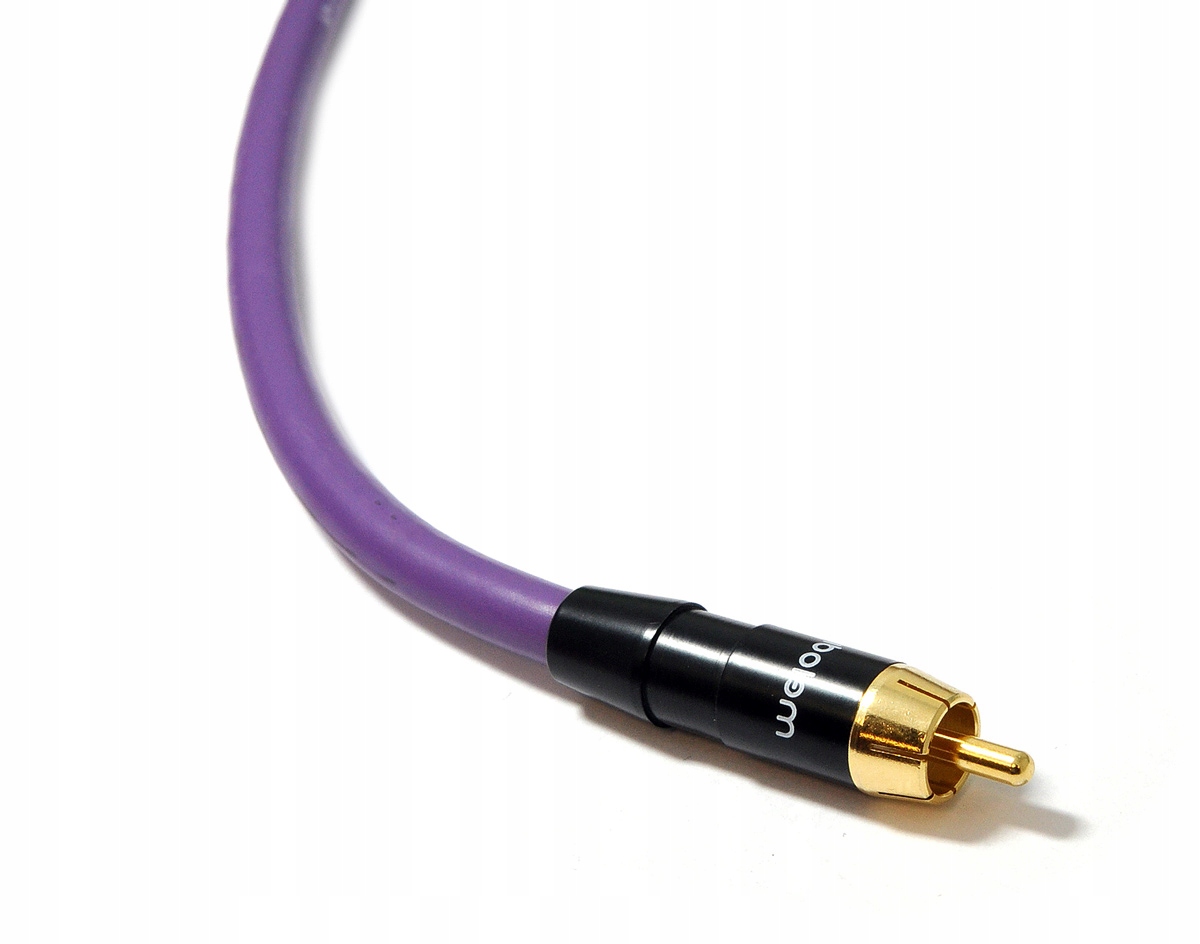 Melodika MDSW100 (MDSW-100) kabel do subwoofera (RCA-RCA) Purple - 10m