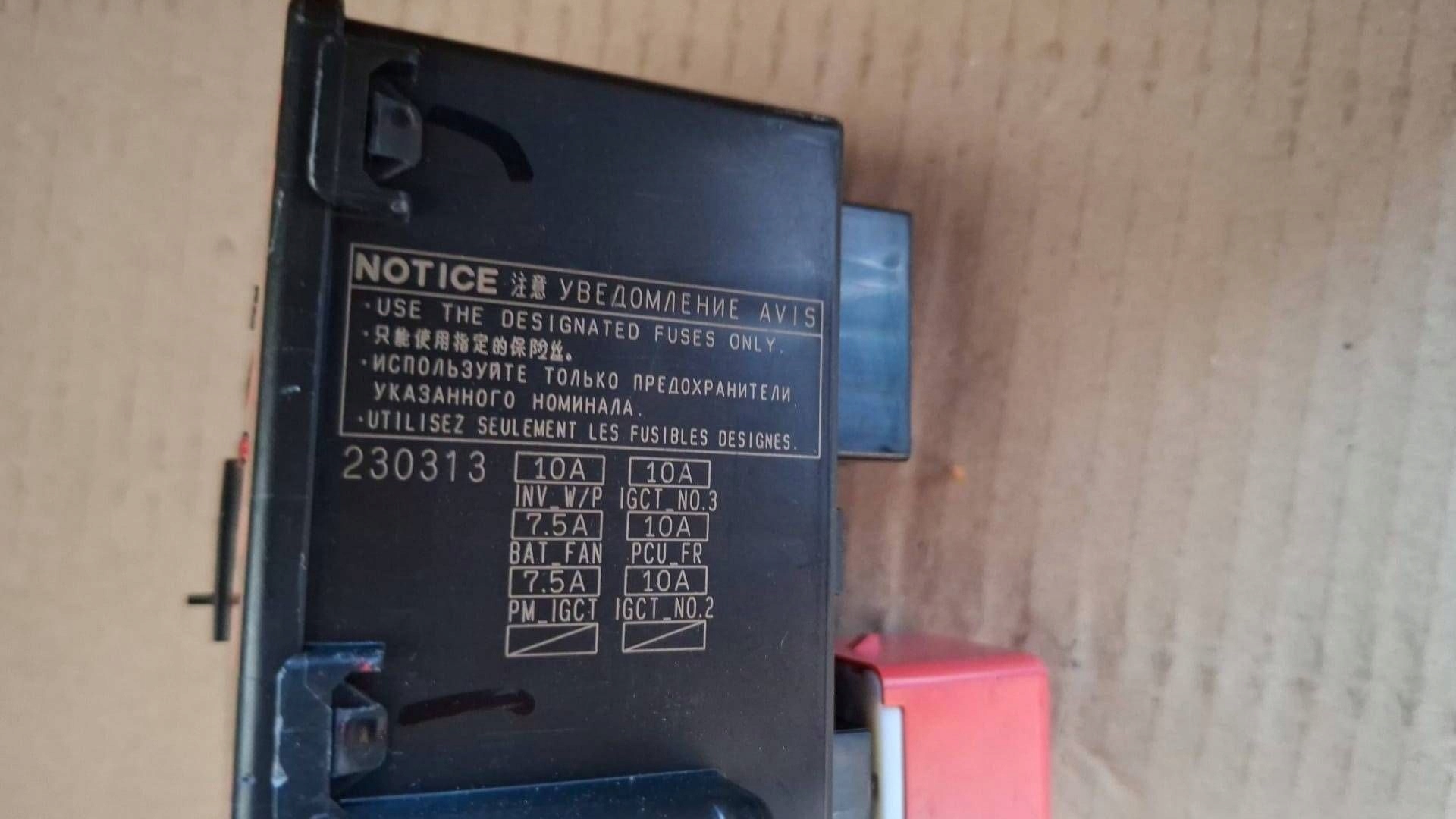 Module fusibles Complète Mazda 2 hybrid 2024r