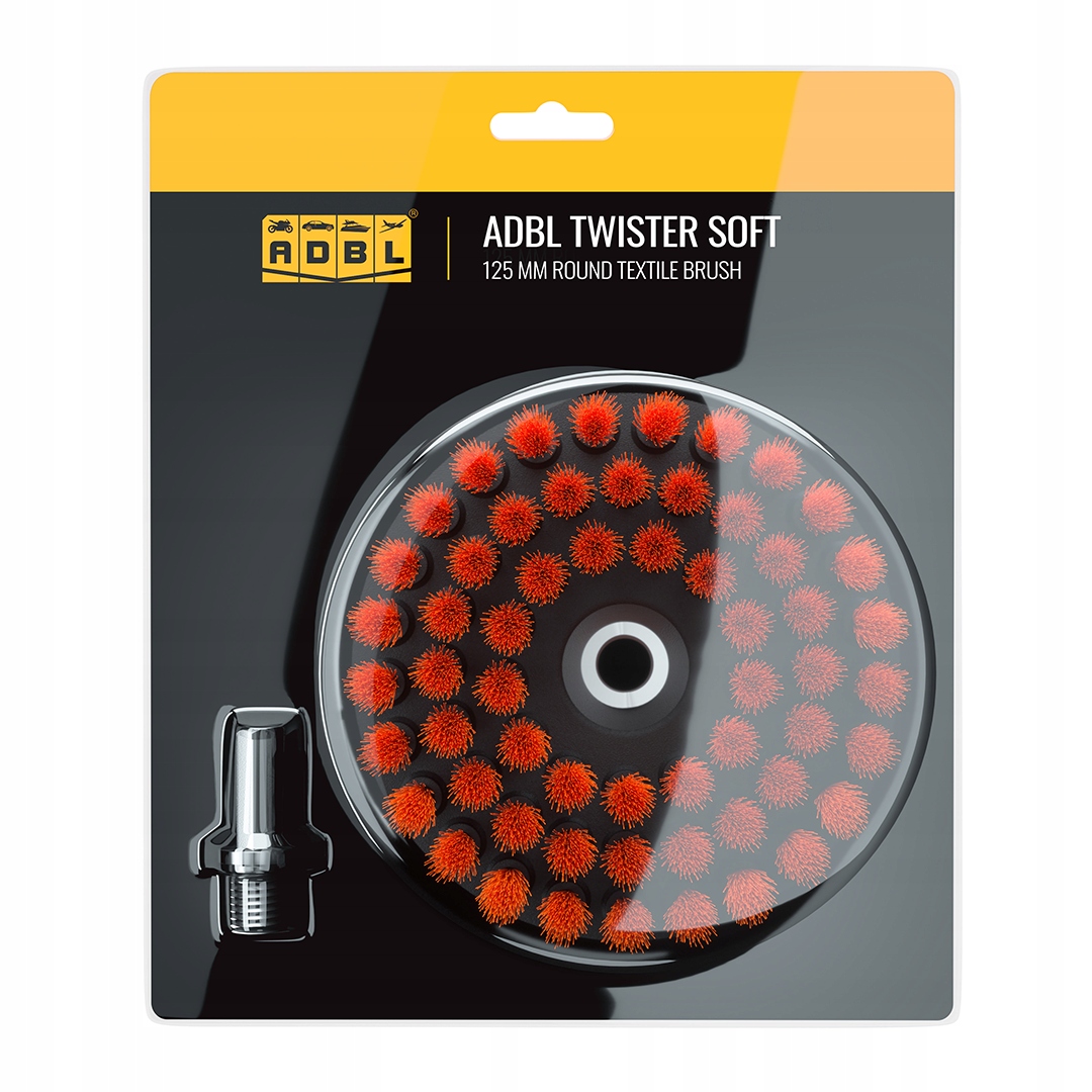 

Adbl Twister Soft 125mm Szczotka na wkrętarkę do c