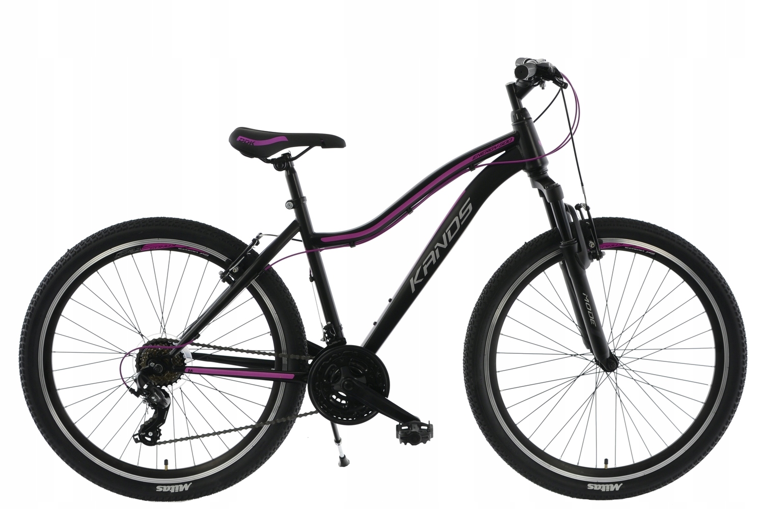 Rower Mtb Kands 26 Energy 500 czarno-różowy mat 17"