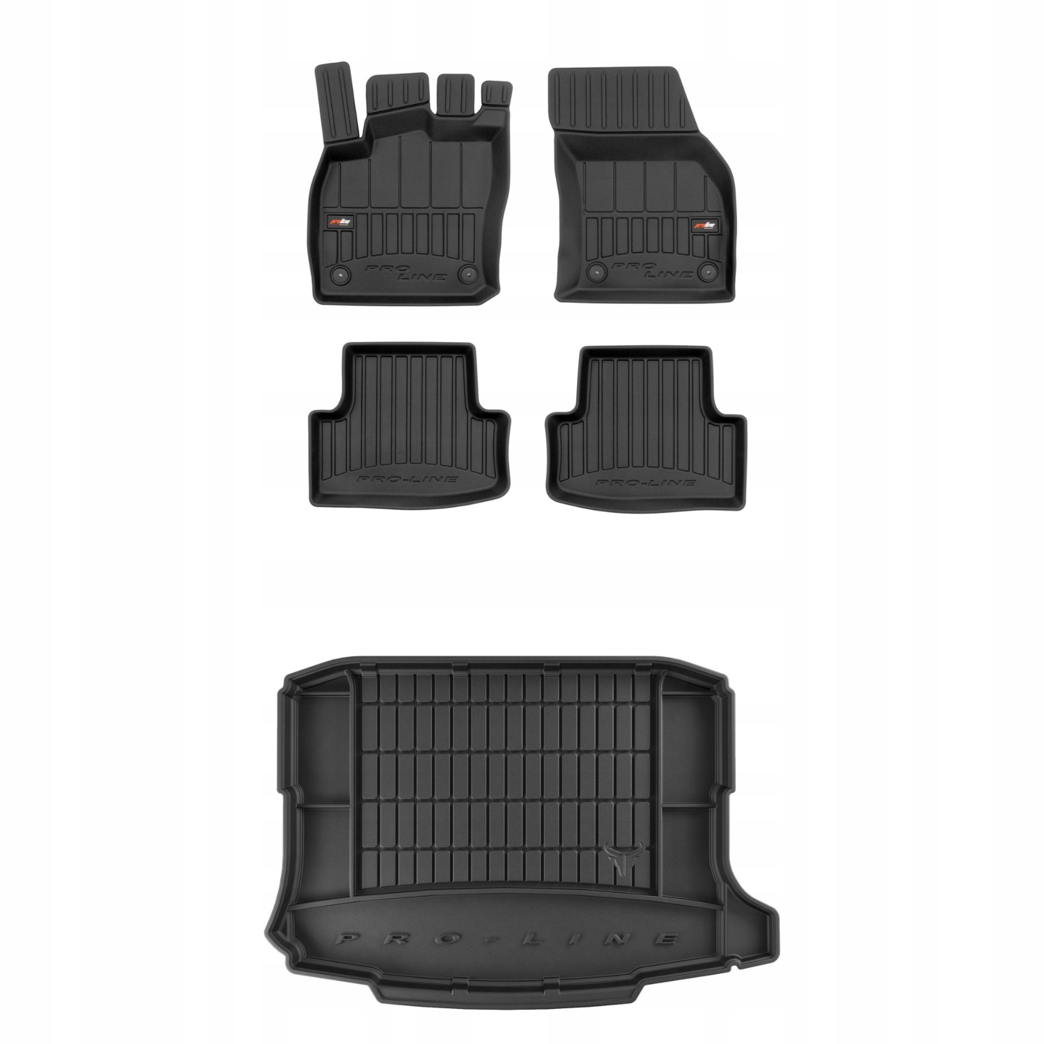 Sada gumových kobercov a rohoží pre Seat Ateca 2016-