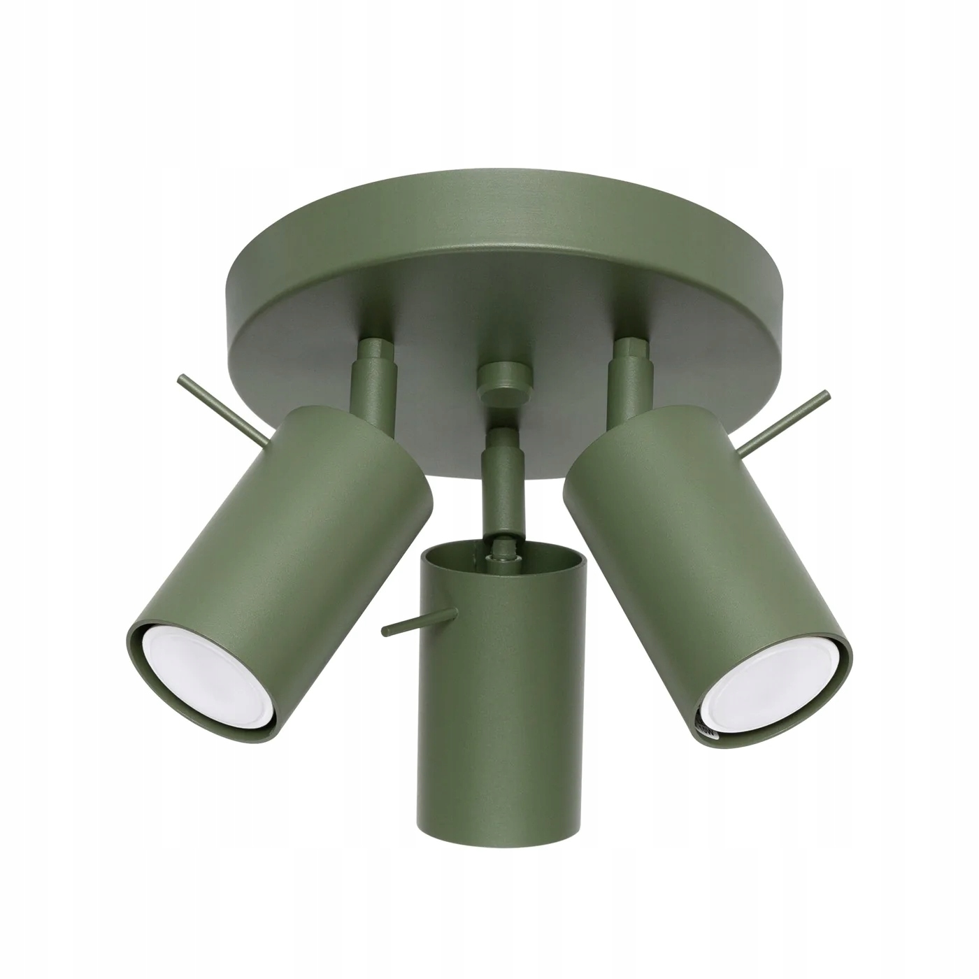 Stropní spot pro trojité osvětlení Zelená lampa Stropní Svítidlo Karbon Sollux