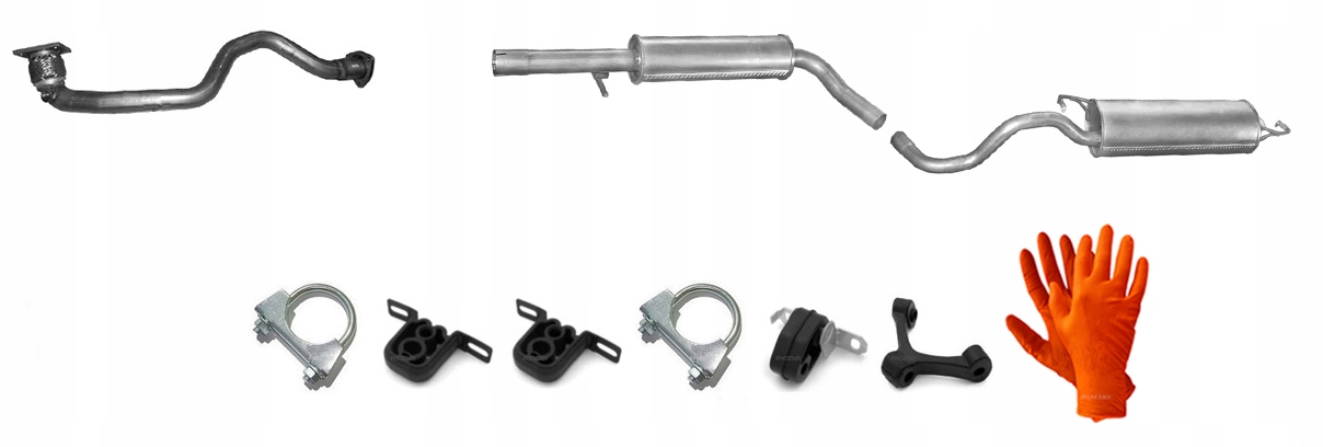 Vw Golf IV 1.4i 16V 55 kW (10/1997-06/2004) Hatchback Výfukový Systém