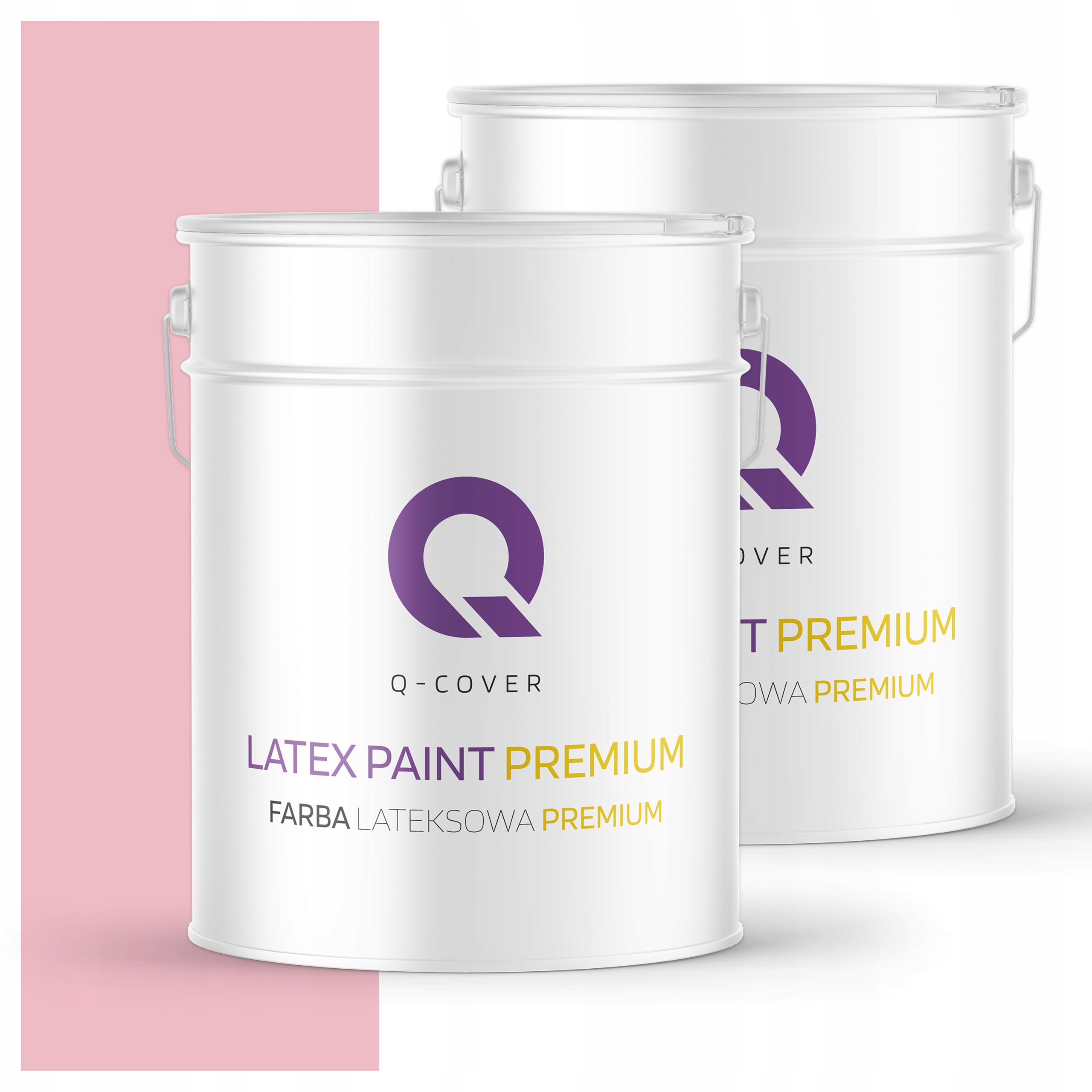 Farba odolná voči škvrnám Umývateľná na steny stropov 10L Hlboká matná Ružová svetlá