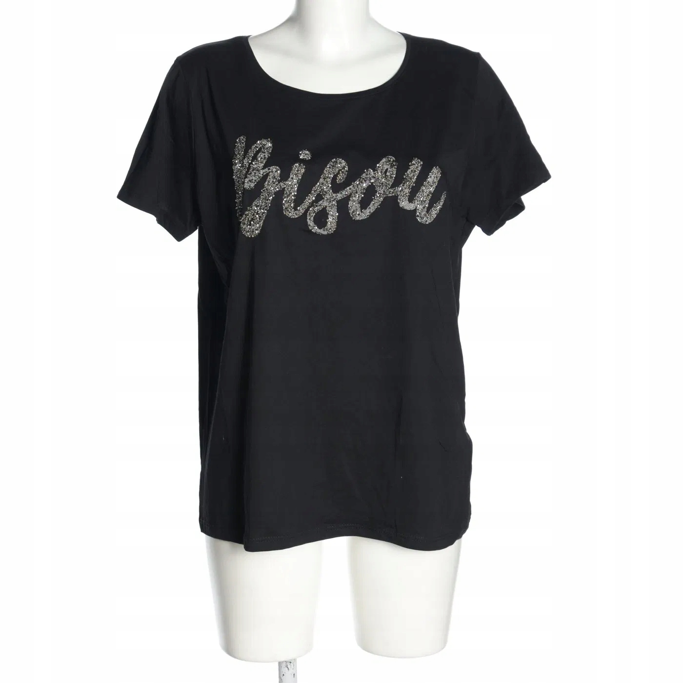 AMISU Koszulka z nadrukiem Rozm. EU 42 czarny