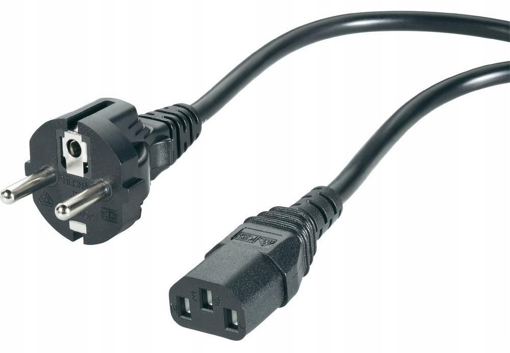 Kabel zasilający do komputera drukarki 0,9m
