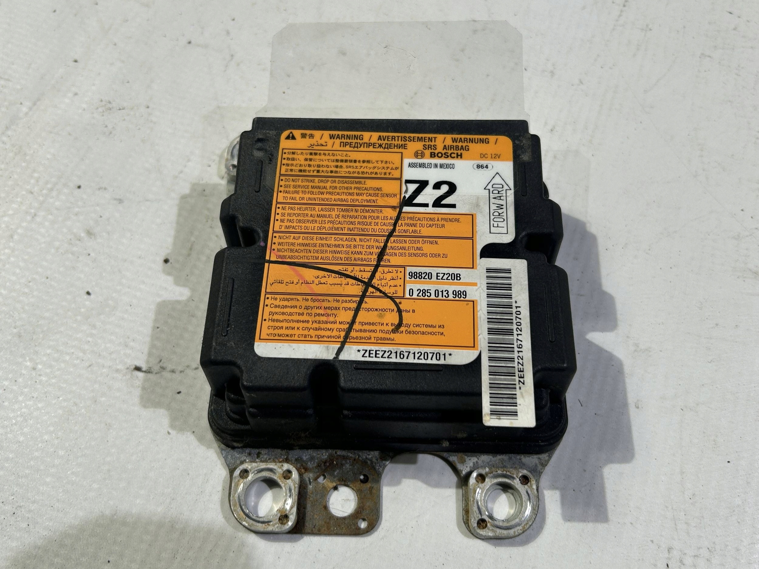 modulo Centralina computer airbag airbag Nissan Titan 2016r