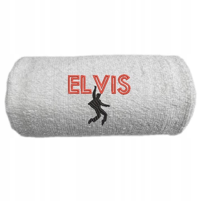 

Ręcznik biały Elvis Presley Rock and Roll Gwiazda