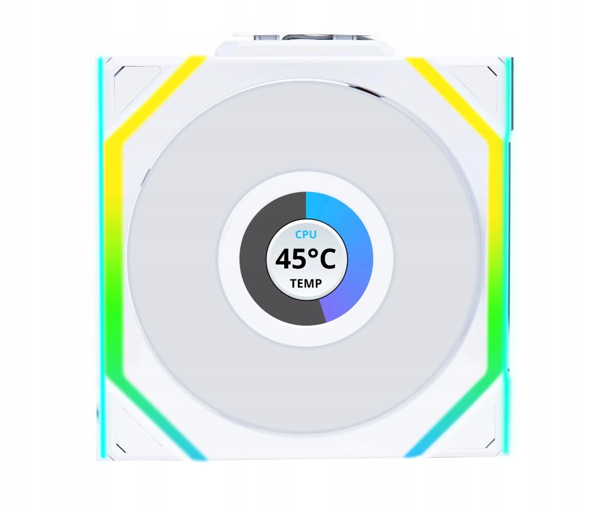 Wentylator Lian Li Uni Fan Sl Wireless LCD Reverse White 120mm 1900RPM Argb