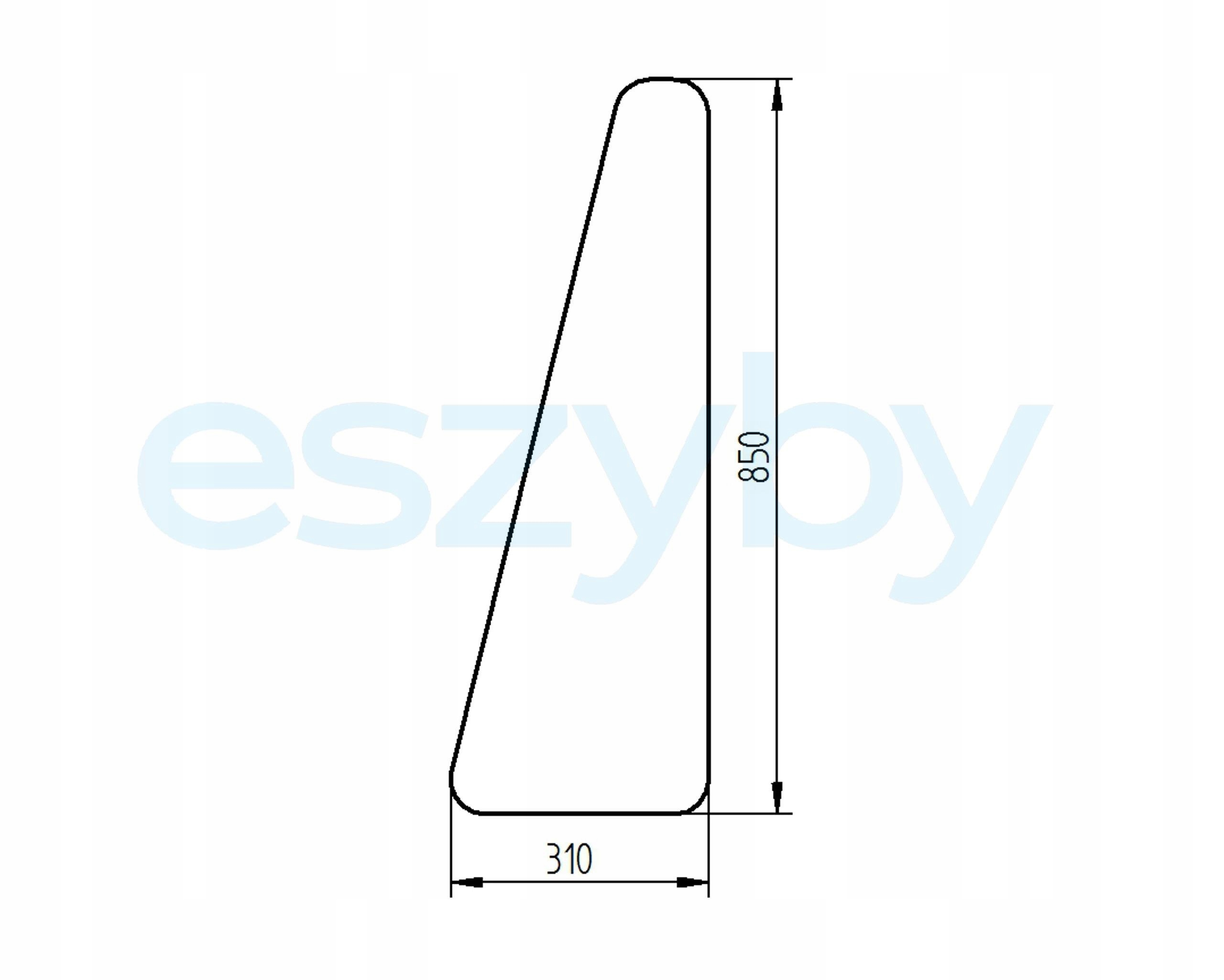 sklo nabíječka Merlo Panoramic boční levá 024031