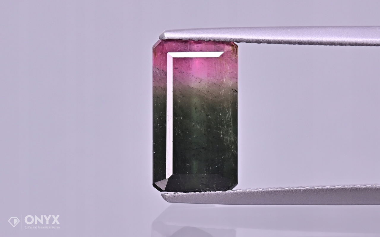 Turmalín Melounový fazetovaný oktagon 12x7 mm