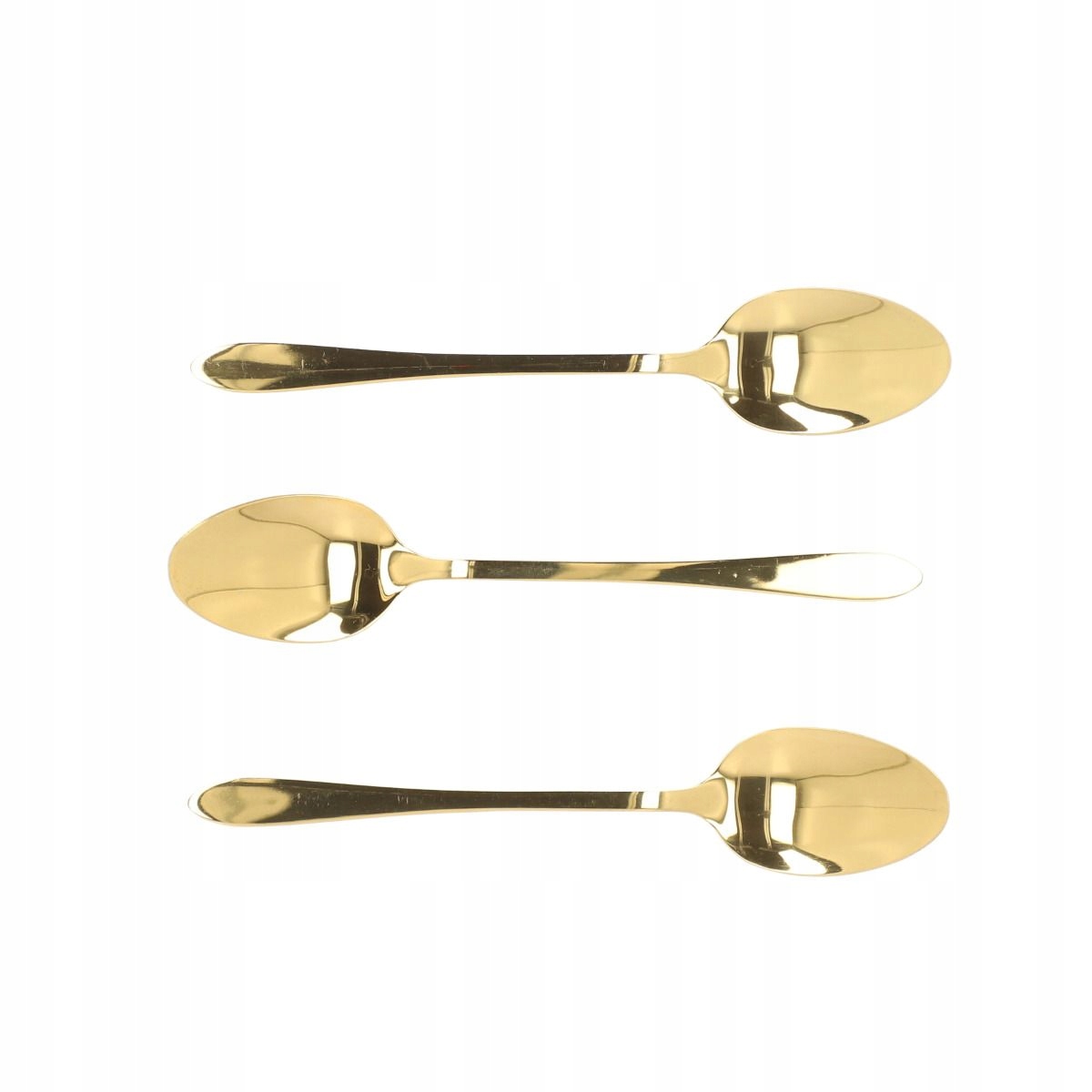 

Złote łyżeczki łyżeczka złota do kawy herbaty 3szt