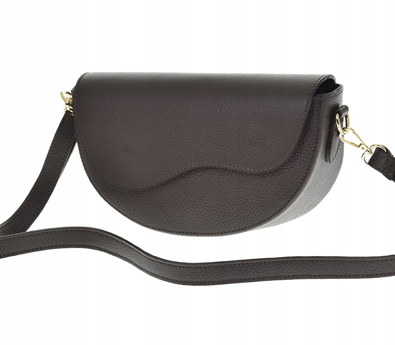 Dámská kabelka Vera Pelle hnědá kabelka přes rameno kožená přes rameno kůže