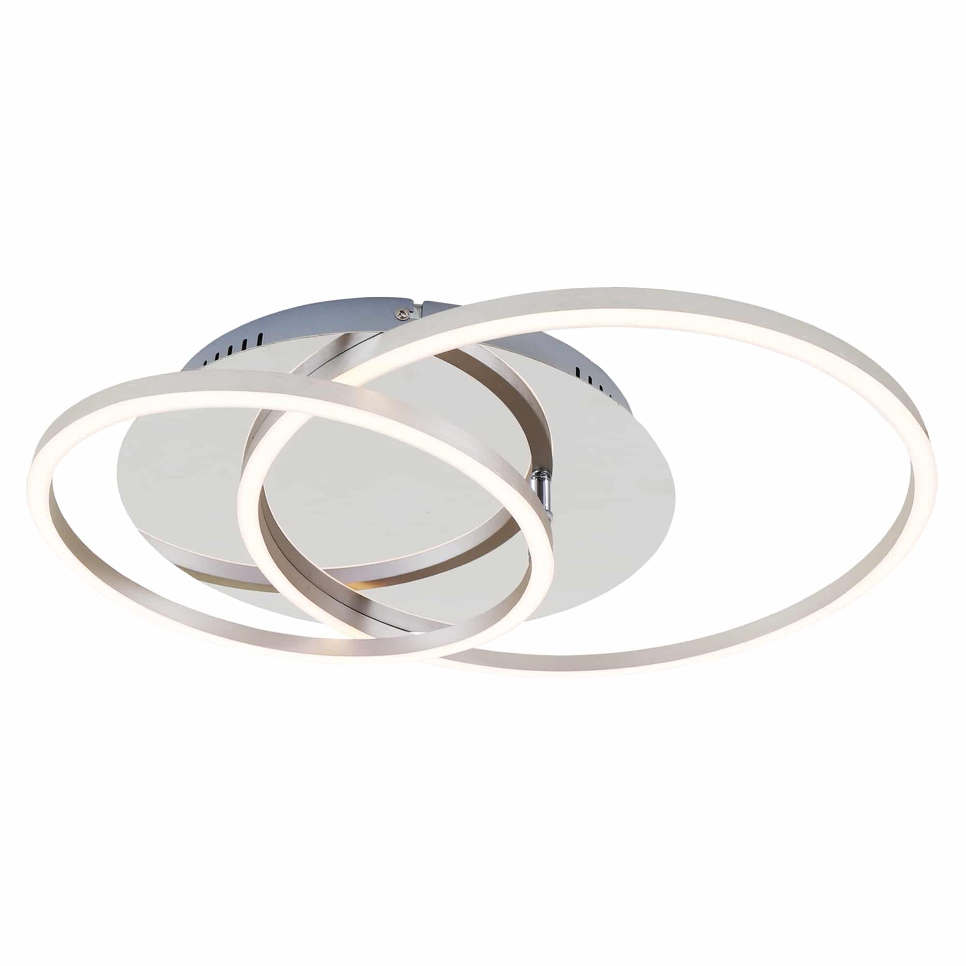 Briloner Led stropné svietidlo 51,5 cm, 4100 lm, stmievateľné, chróm