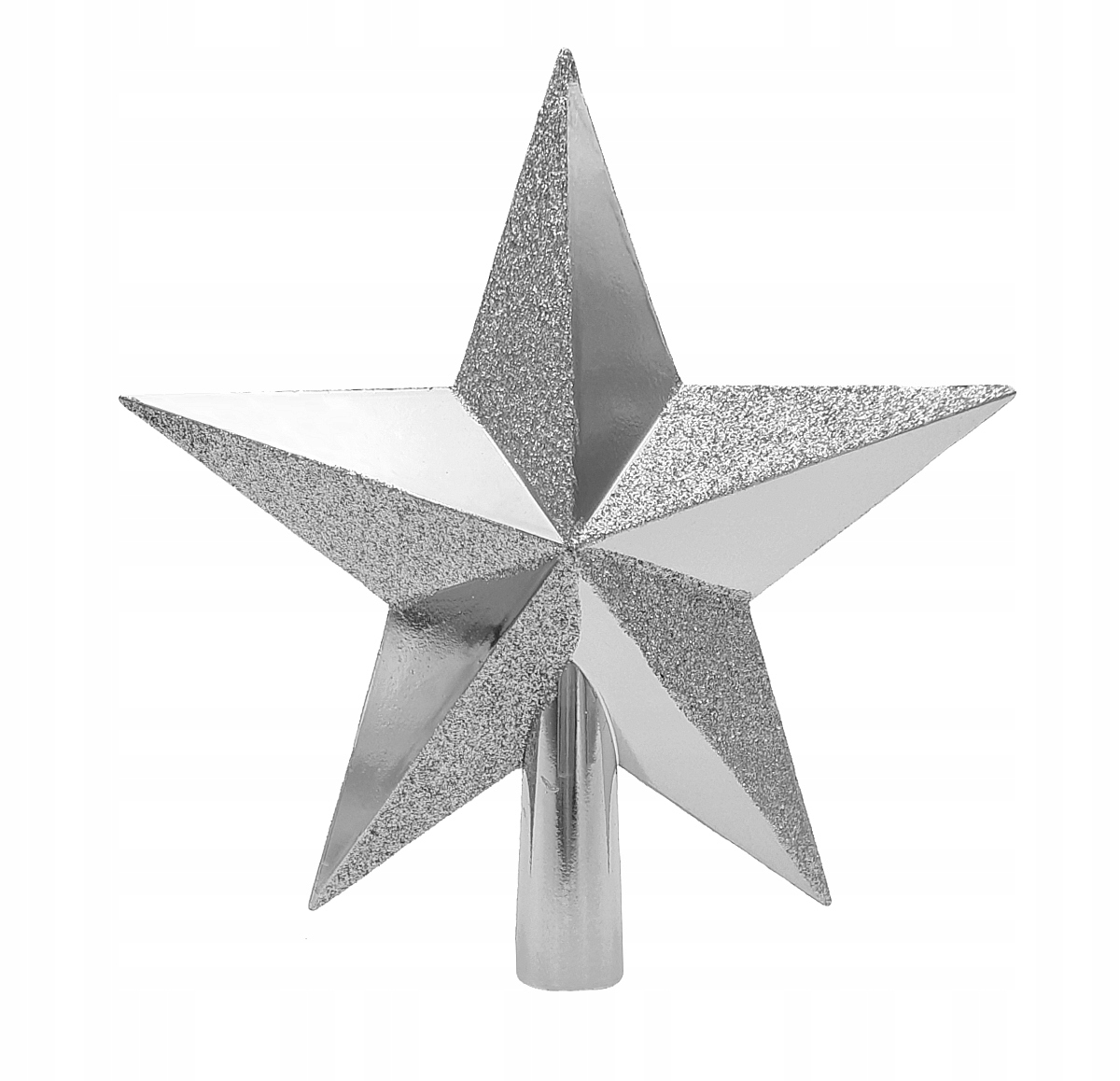 

Gwiazda Choinkowa Srebrna Czubek Na Choinkę Szpic