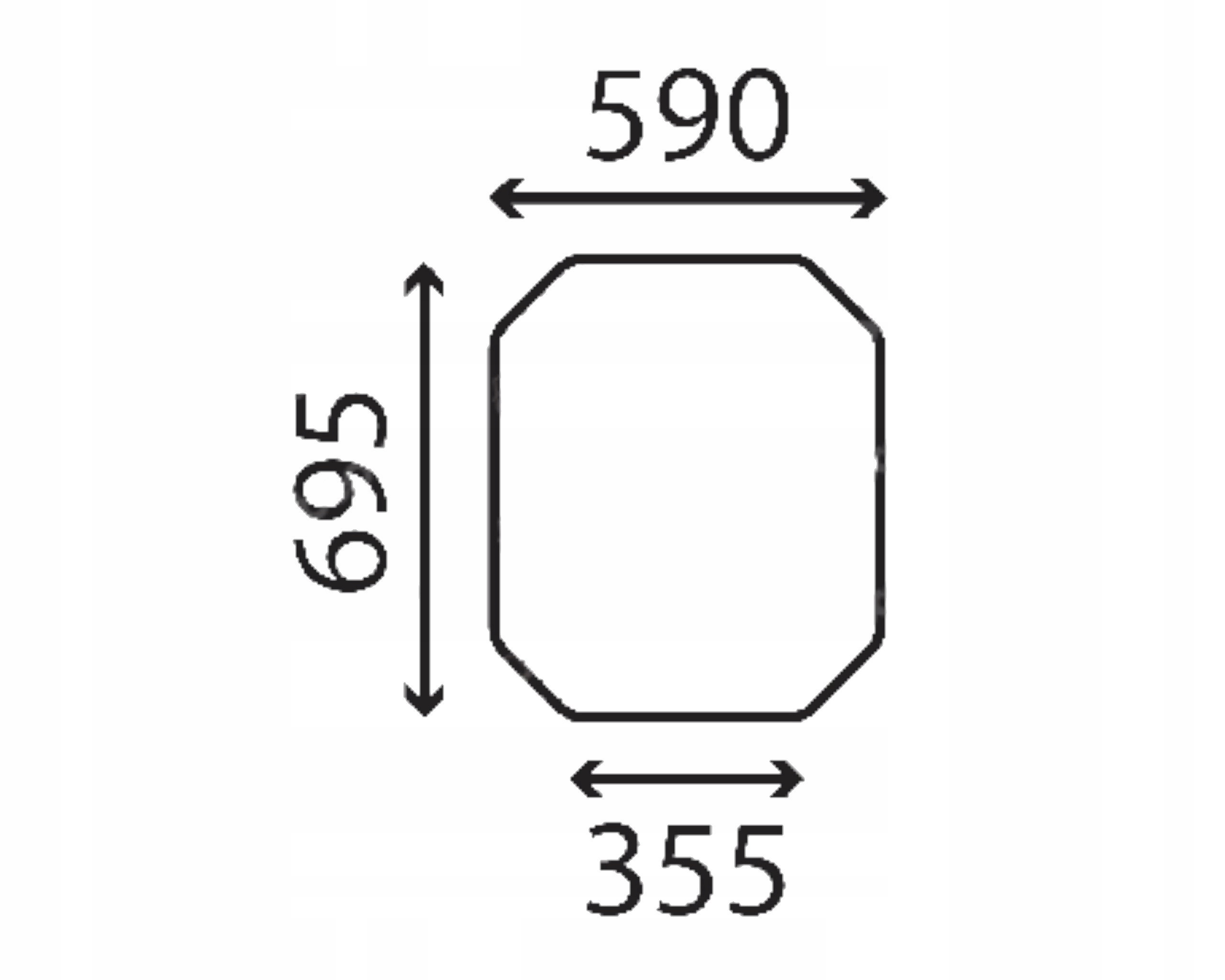 Bobcat sklo přední 6707225 (4177)