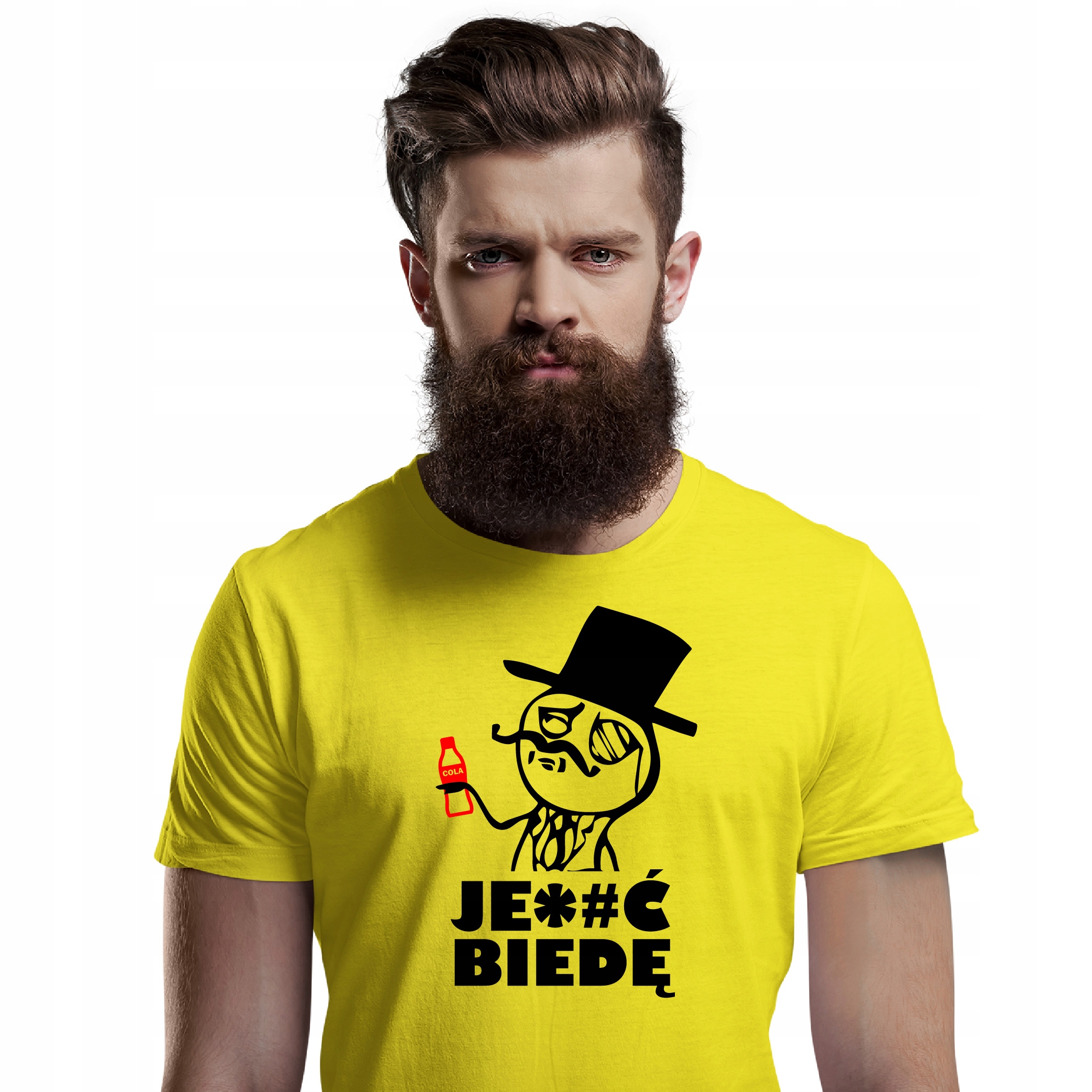 

Koszulka Śmieszna Podatek Cukrowy Cola Jeb*ć Biedę
