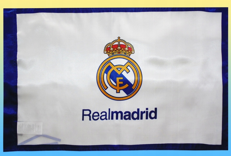 FLAGA REAL MADRYT 150 x 100 OFICJALNA RMCF EAN (GTIN) 8435498709135