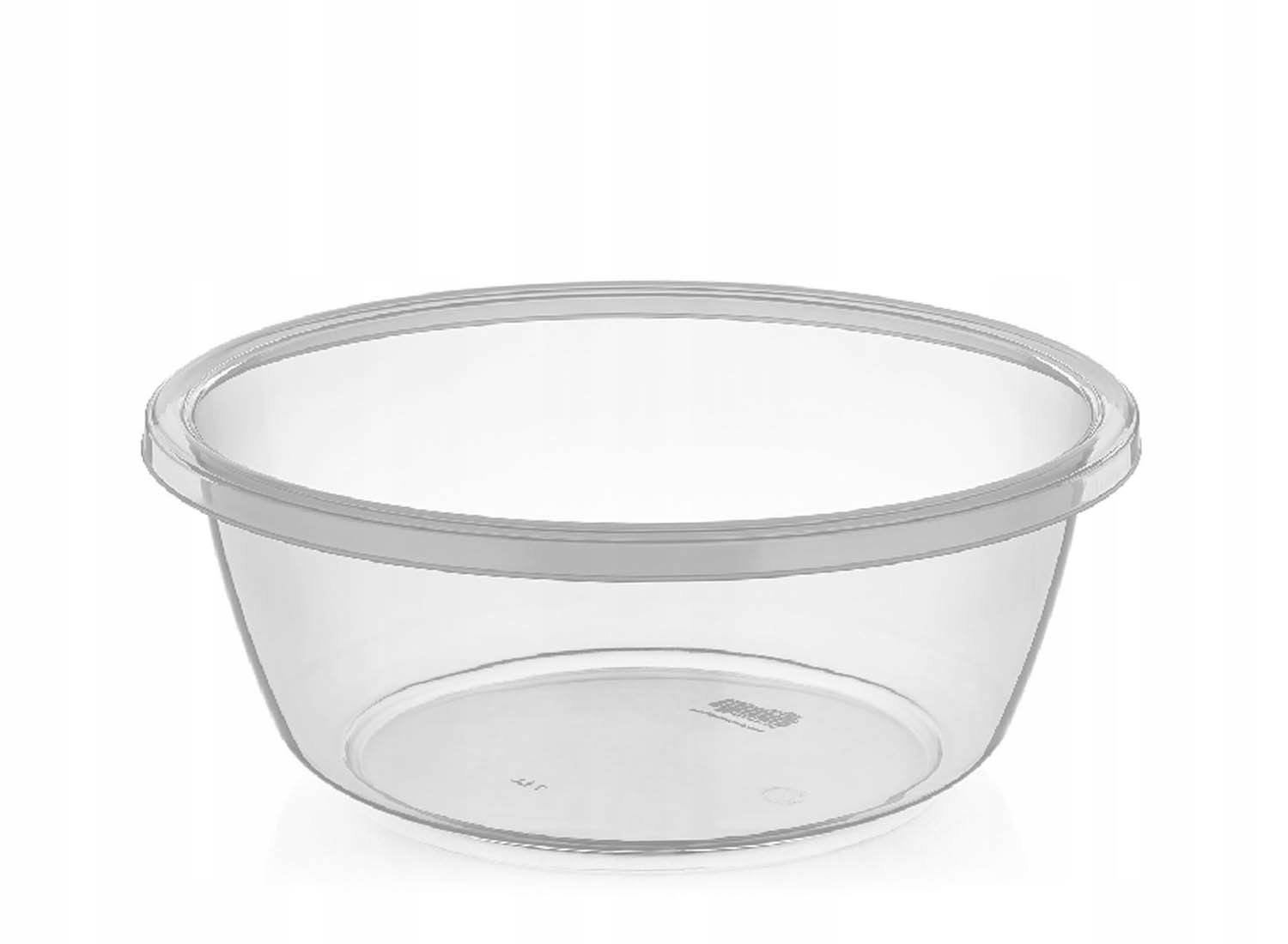 

Miska łazienkowa na pranie miednica 2,7L Bezbarwna