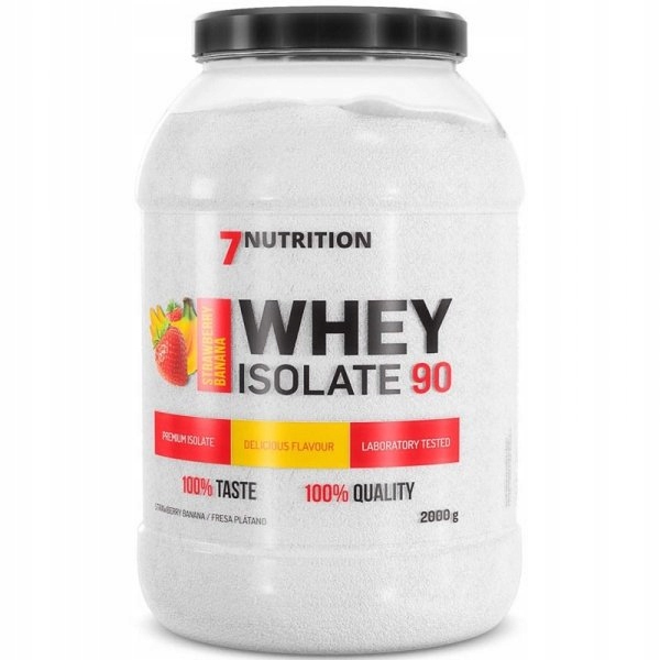 7 Nutrition Whey Izolate 90 2000g jahoda-banán