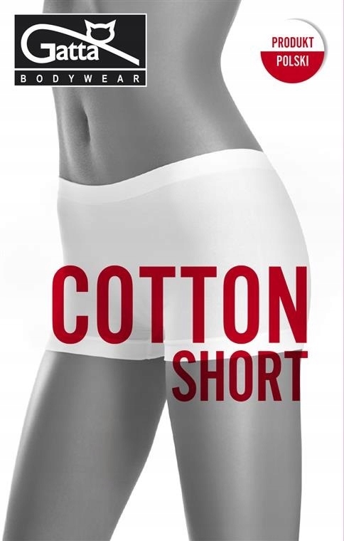 

Szorty damskie Seamless Cotton Gatta: biały, XL