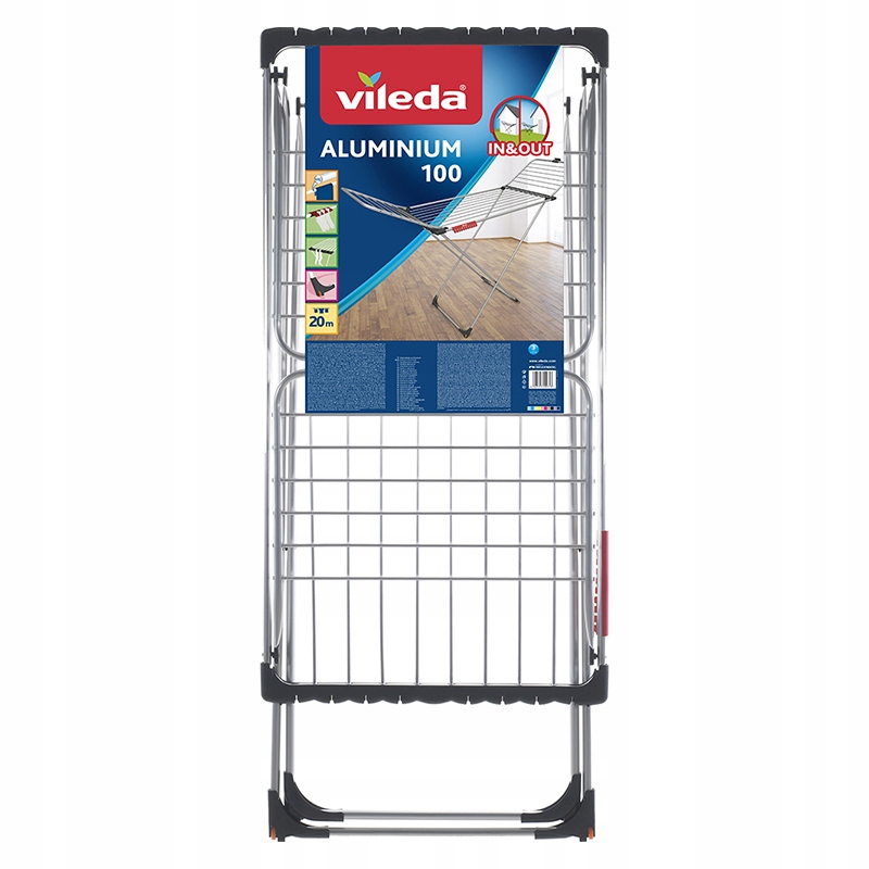 Levně Vileda sušák na prádlo Vileda Aluminium 100