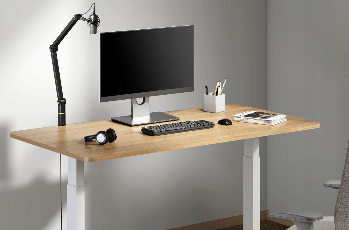 STATYW MIKROFONOWY WYSIĘGNIK RAMIĘ MIKROFONOWE UCHWYT MOZOS SB38 BIURKOWY Model SB38-BK