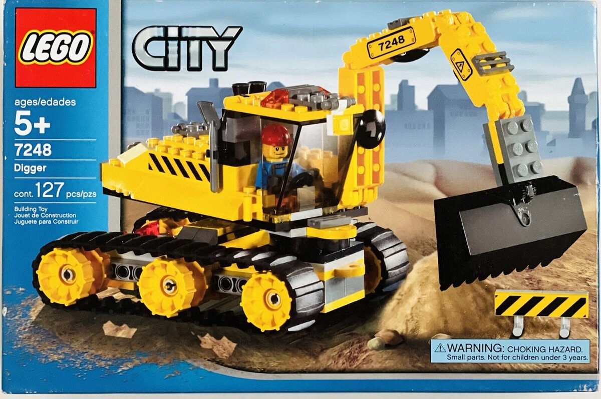 Originální Lego 7248 City – Bagr – sada z roku 2005 Nová