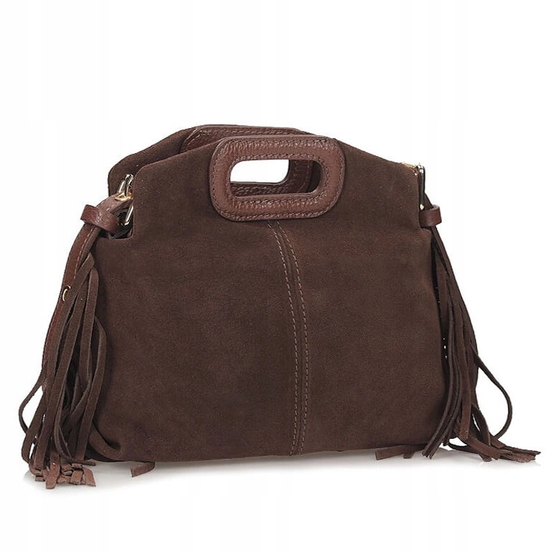 Semišová Kabelka Přes Rameno Kabelka přes rameno Toscanio G113 Bronzová D21