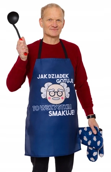 

Dzień Dziadka Komplet Kuchenny Fartuch Rękawica