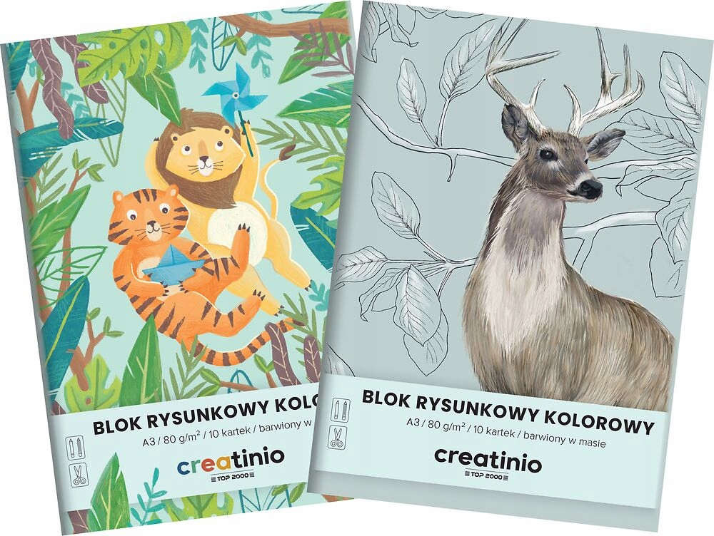 BLOK RYSUNK. CREATINIO A3/10K KOLOR A'10 400176666