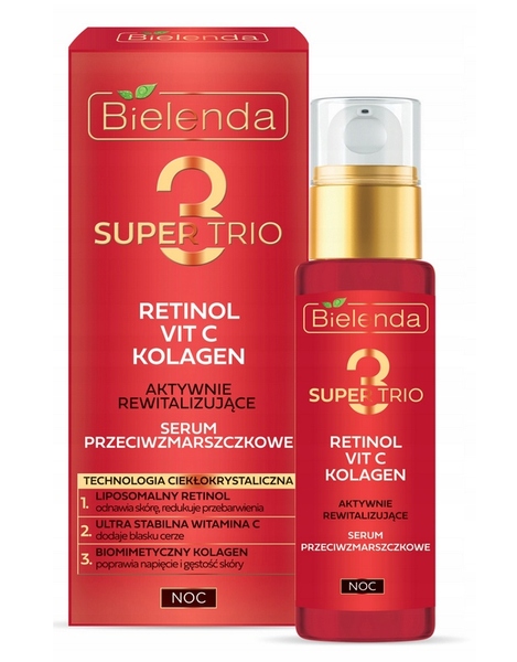 BIELENDA SUPER TRIO SÉRUM PROTI VRÁSKAM. NA NOC