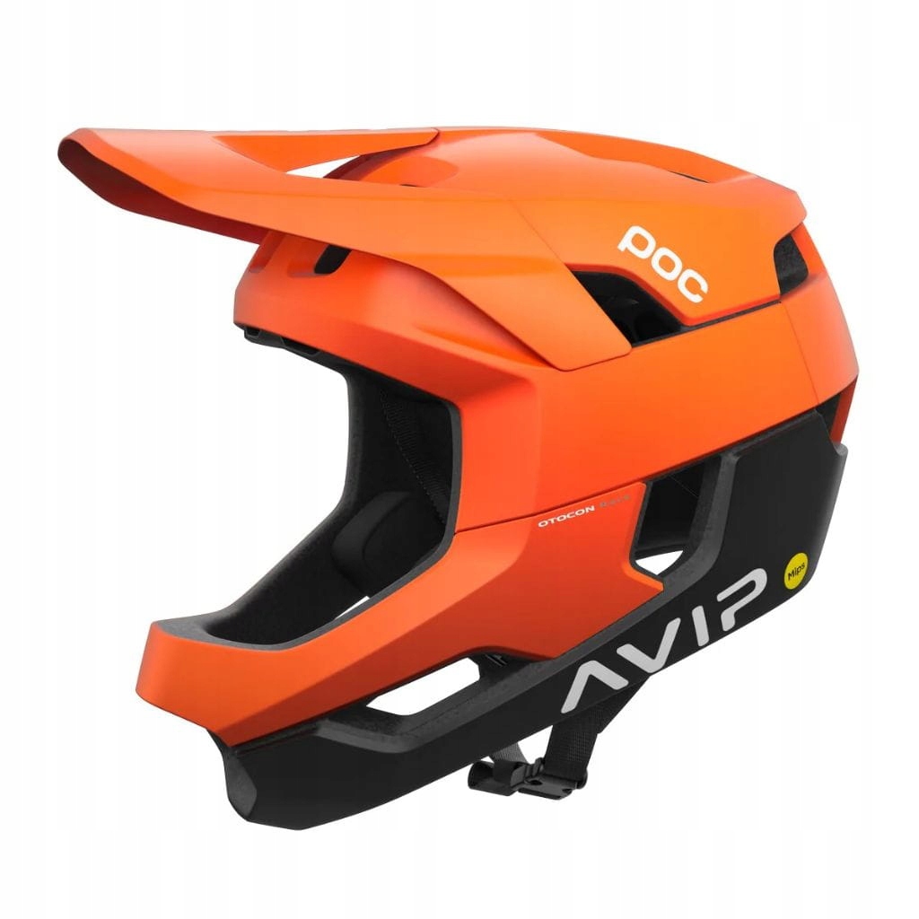 Cyklistická přilba Poc Otocon Race Mips Fluo. Orange Avip/Ur. Black Matt S
