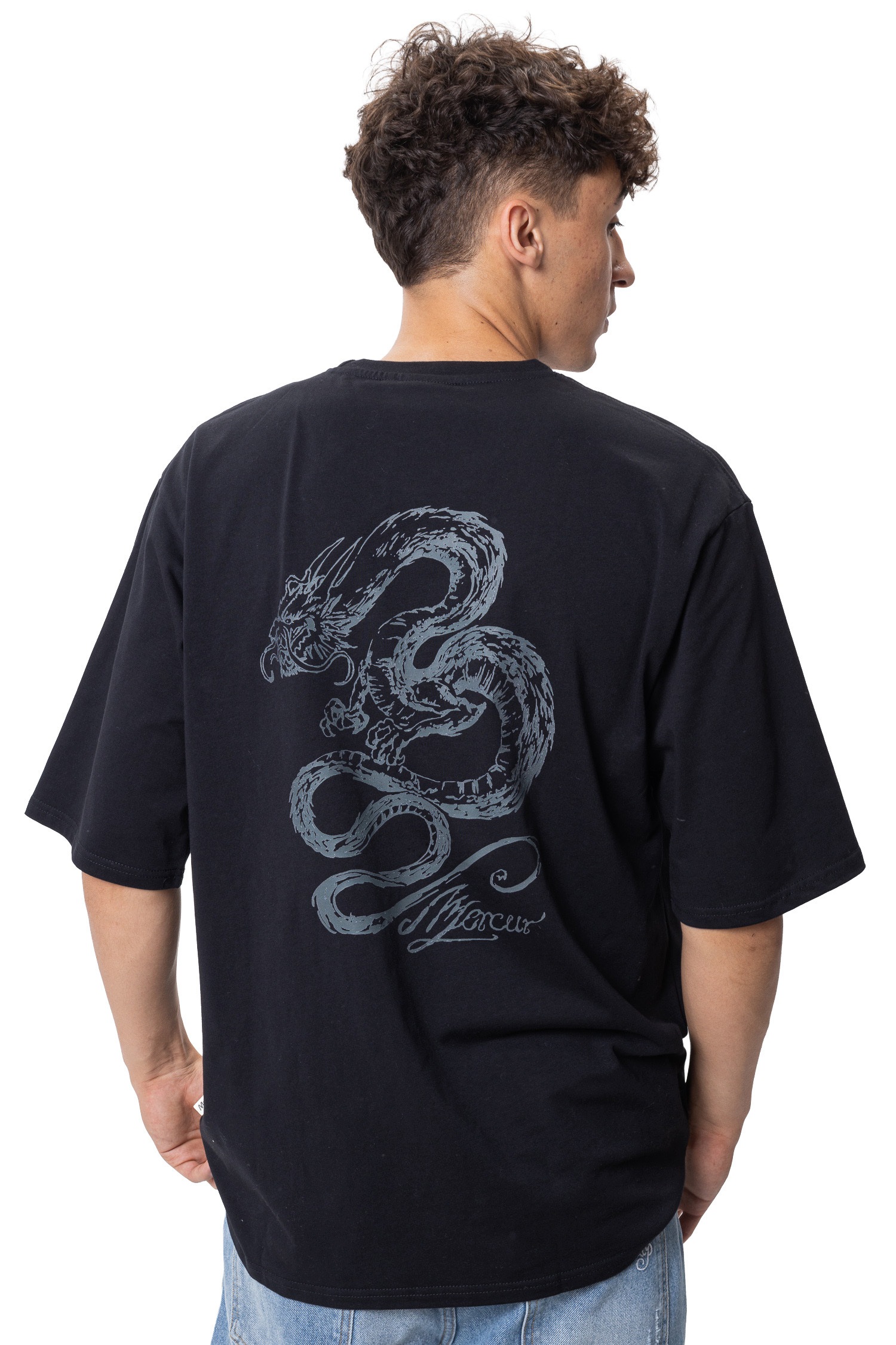 Tričko Mercur Dragon S černé