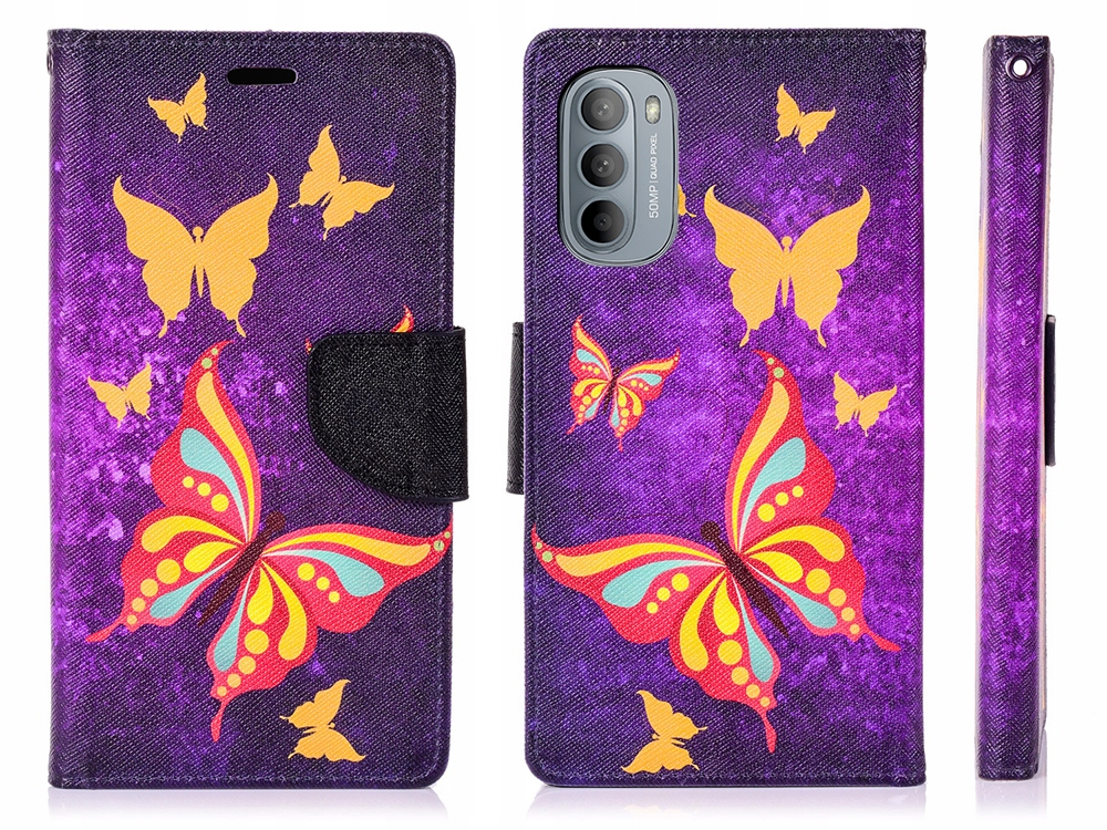 

Etui Portfel Case Do Motorola Moto G52 Szkło