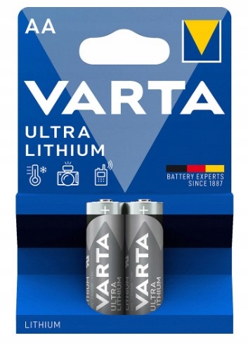 

Bateria Litowa Varta Lithium Paluszki Aa 2szt