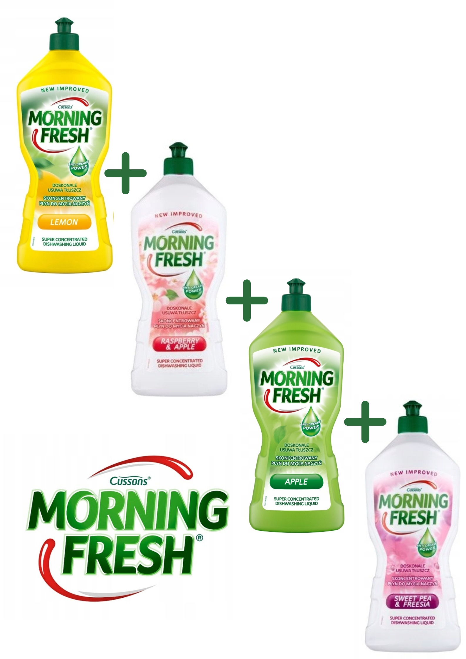 

Morning Fresh Płyn do mycia naczyń Zestaw 4x 900ml