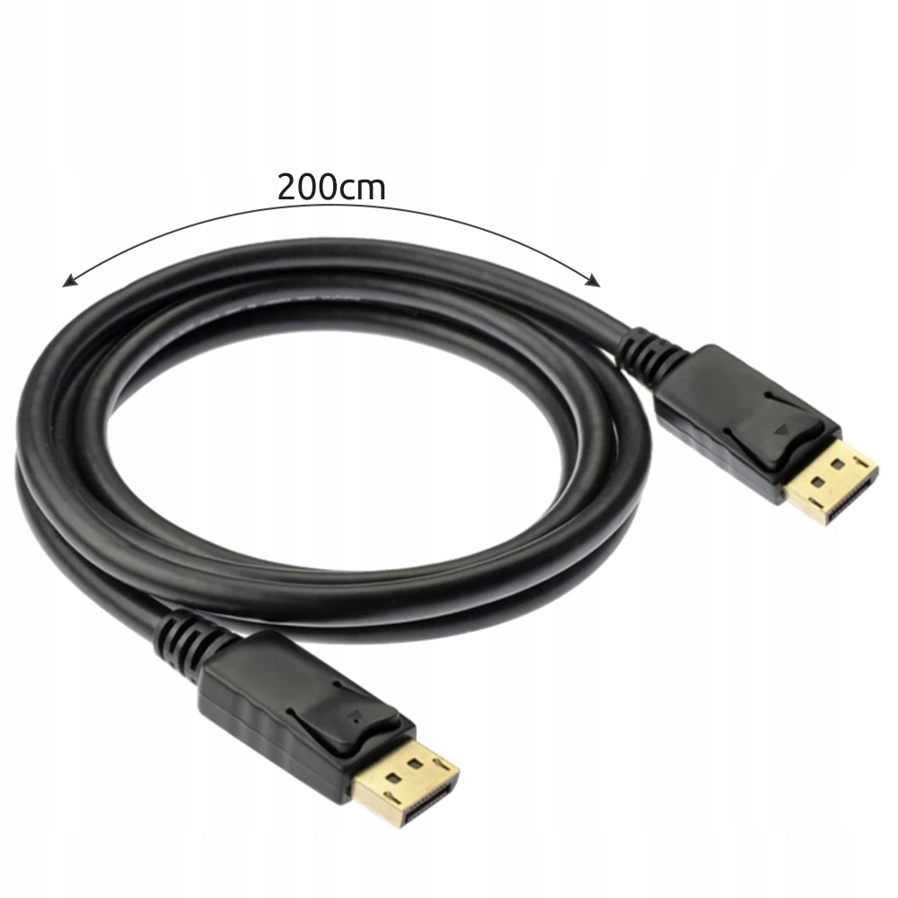 Kabel DisplayPort na DisplayPort Przewód DP 4K 2m Kod producenta DP-DP-MM-20