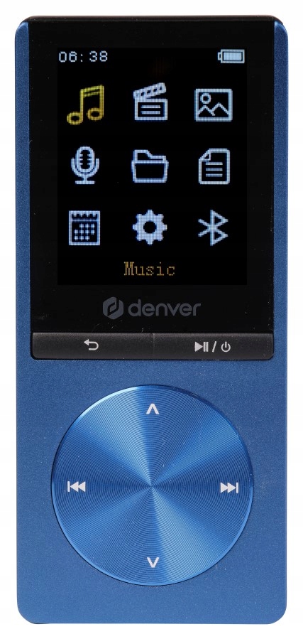 Denver MP-1820 – MP4 přehrávač s Bluetooth, modrý